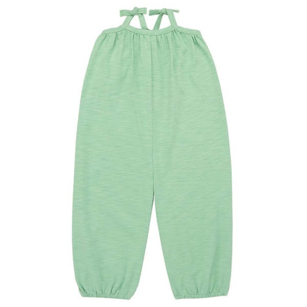 Kids Misha & Puff Bucket Overalls in Peapod